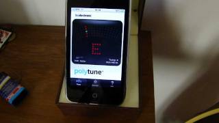 PolyTune TC Electronic Guitar tuner IPhone accordeur [upl. by Akihdar]