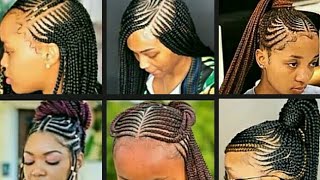 Extremely Unique and Stylish Braids hairstyles for black women  natural hairstyles ideas [upl. by Yseulta542]