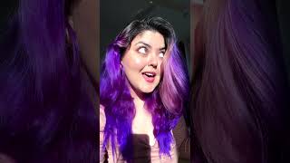 Comrii Purple  SemiPermanent  Safe amp Vibrant Colors haircolorideas haircolor [upl. by Eimas]