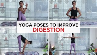 Yoga for Indigestion Bloating Gastric Issues and IBS  Fit Tak [upl. by Tamas]