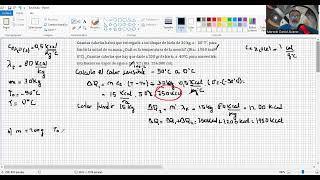 Calorimetría cambio de fase ejer3 [upl. by Aipotu]