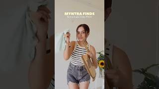 Skims Dupe On Myntra Under ₹500👀🤯 myntrafinds myntrahaul skimshaul affordablefashion [upl. by Durgy]