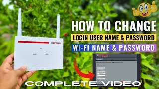 CP PLUS WIRELESS 4G ROUTER  Change WiFi Name amp Password  Change User Name amp Password  हिंदी 2024 [upl. by Haze613]