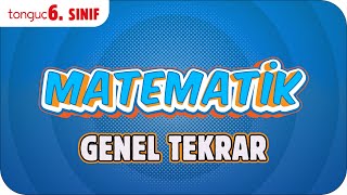 Matematik Genel Tekrar ✍🏻 6 Sınıf ATAK KAMPI 2025 [upl. by Llerod]