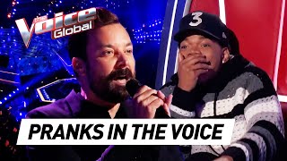 Superstars PRANK The Voice coaches with unexpected Blind Auditions [upl. by Akinod670]