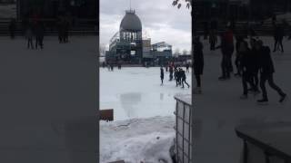 Patinoire du vieux port Montreal [upl. by Winna29]