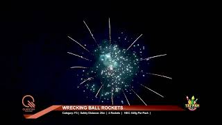 Wrecking Balls Rocket Pack by Quantum Fireworks at Jordans Fireworks [upl. by Essam]