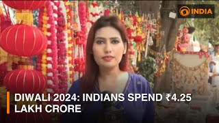 Rs 425 lakh crore spending  Why Diwali is Indias biggest economic event  Muhurat trading 2024 [upl. by Nysila657]