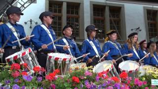 Kadettenmusik Thun Konzert auf dem Rathausplatz 2012 [upl. by How]