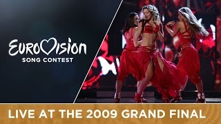 Hadise  Düm Tek Tek  Türkiye 🇹🇷  Grand Final  Eurovision 2009 [upl. by Boser]