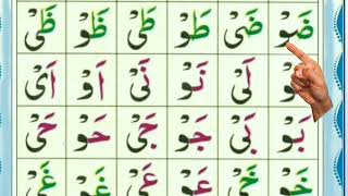 Alif Baa Taa  Qaida Noorania Lesson 26  Arabic Alphabets  Nurani Qaida Alif Baa  Arabic beginner [upl. by Groeg596]