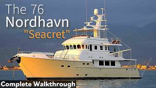 Inside quotSEACRETquot Nordhavn 76 A Dream Yacht Walkthrough [upl. by Caspar]