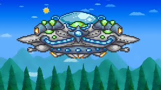 Terraria 14 Master Mode  Martian Saucer Boss Fight [upl. by Wyatt12]