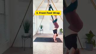 3 Handstand Wraps You HAVE To Try 👉 aerialhammock aerialyoga [upl. by Grenville797]