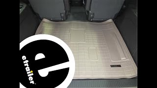 etrailer  WeatherTech Cargo Floor Liner Review  2013 Chevrolet Tahoe [upl. by Ireva488]