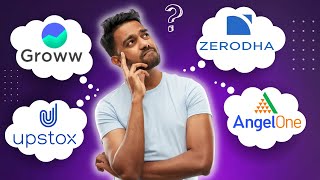 Which Broker is Best  कौन सा Broker सही हैं  Zerodha Vs Groww Vs Upstox [upl. by Letnwahs993]