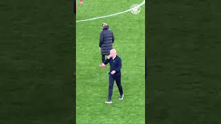 Arne Slot salutes the Liverpool fans after win vs Chelsea [upl. by Elohcin]