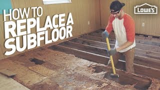 How to Remove and Replace a Rotten Subfloor [upl. by Sarita]