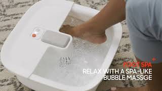 P000853 Sharper Image Massager Foot Bath Soothe [upl. by Adnilym120]