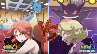 Pokemon Battle USUM Agatha Vs Lorelei Pokémon Indigo Elite 4 [upl. by Muirhead42]