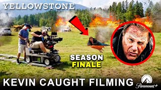 LEAKED Kevin Costner On Set of Final Yellowstone Season [upl. by Vastha560]