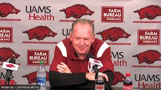 Bobby Petrino raves about Arkansas QB Taylen Green [upl. by Bobina17]