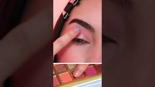 Simple pink eyeshadow Tutorial for spring soft subtle look eyemakeup pink new [upl. by Idham694]