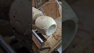 Woodturning  Multiaxis Goblet shorts youtubeshorts [upl. by Howie]