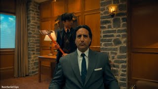 Five kills the board members Scene 2  The Umbrella Academy Season 2 [upl. by Aniteb]