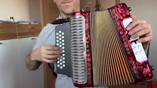 Hohner Corona II Diatonic Accordion Test Made in Germany 22357 [upl. by Georgena]