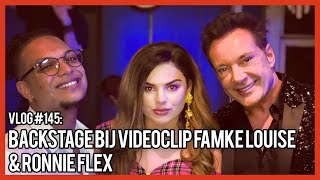 BACKSTAGE BIJ VIDEOCLIP FAMKE LOUISE amp RONNIE FLEX  GERARD JOLING  VLOG 145 [upl. by Julita320]