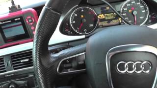 Launch CRP123 Audi A4 ABS System Fault amp Reset Warning lights [upl. by Aicek889]