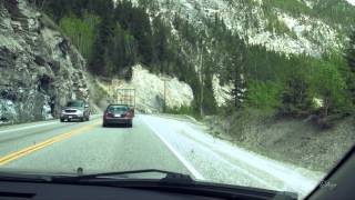 Revelstoke to Banff British Columbia Alberta Canada [upl. by Eelirrem]