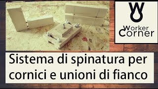 Sistema di spinatura per cornici e unioni di fianco [upl. by Verne702]