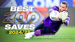 Best 200 Goalkeeper Saves in Football 202425 2  HD [upl. by Cone]