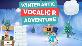 Vocalic R Winter Artic Adventure  Free SpeechLanguage Pathology Artic Activity for Vowelized R [upl. by Gnet]