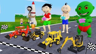 Pagal Bittu Sittu Aur Chirkut Ep 50  Toy Jcb Wala Cartoon  Jcb Tractor Cartoon  Gadi Wala Cartoon [upl. by Adalbert]