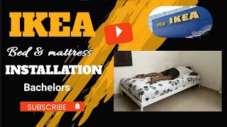 IKEA bed and mattress installation 🛌🔥 Mahesh Koneti  ikea [upl. by Tsui]