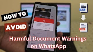 Fix WhatsApp Warning This Document Might Be Harmful for Your Device for MS Word PDFs [upl. by Anelav238]