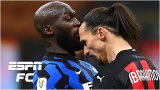 Zlatan Ibrahimovic vs Inter Milan  Lukaku fight goal and a RED CARD in Milan derby  ESPN FC [upl. by Uile]