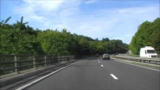 Driving On The A38 From Ashburton To Dean Prior Devon England 19th August 2011 [upl. by Ragse596]