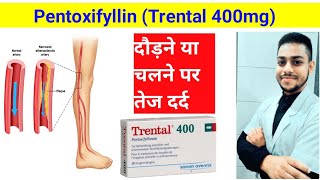 Trental 400 mg tablet  diabetic nephropathy  peripheral artery disease  pentoxifyllin tablet [upl. by Iblehs]