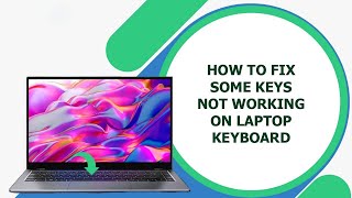 How to Fix Laptop Keyboard Keys Not Working  some keys not working on Laptop  Keyboard Not Working [upl. by Orvah]