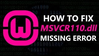 How to Fix MSVCR110dll Missing Error in hindi Windows 10 81 amp 7  Web Technical Tips [upl. by Ferren]