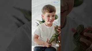 Happy Playing With Trex And Brontosaurus Dinosaurs 🦖🦕 dinosaurs trex brontosaurus dinotoys diy [upl. by Adnawyt]