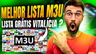 🔴 Lista M3U Grátis SEM MENSALIDADE Melhor Lista M3U Lista IPTV M3U Gratuita Lista M3U Gratuita [upl. by Eniluqaj]