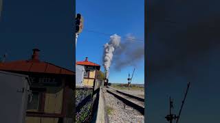 NampW 475 Departs Cherry Hill 2022 shorts steamtrain railroad strasburg 475 [upl. by Barnum794]