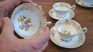 Collingwood Cabinet Floral China Teacup and Saucer [upl. by Varipapa]