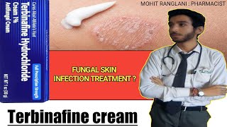 Terbinafine hydrochloride cream  Usessideeffects directions  Fungal infection treatment in Hindi [upl. by Alegnatal]