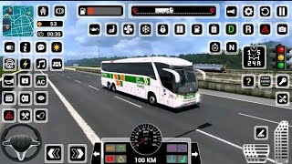 Bus Driver Simulator Game  City Coach Bus Driving Game 3D [upl. by Odnomor]